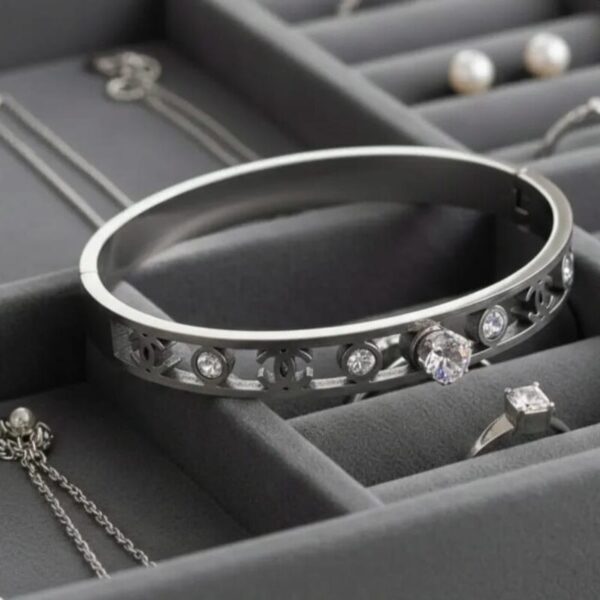 Chanel CC Crystal Cuff