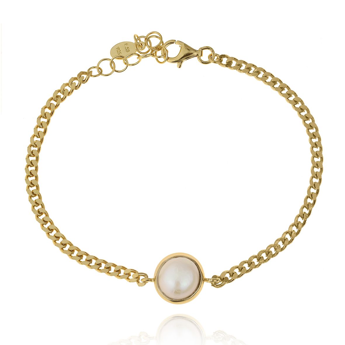 SS-HB-10 Full Moon Bracelet - Image 1